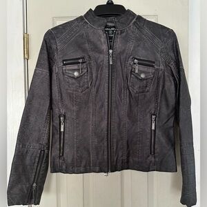 Vegan leather jacket